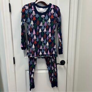 Hanna Andersson- Women’s Holiday Long John Pajamas-Matching Too & Bottom, Medium